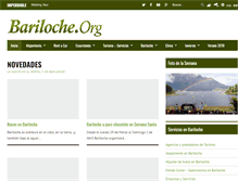 Tablet Screenshot of bariloche.org